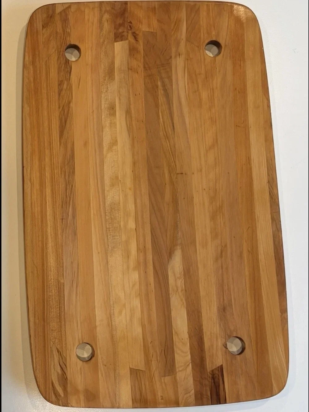 Vintage R Nissen Denmark Teak Cutting Board 22”x13” Mid Century Charcuterie